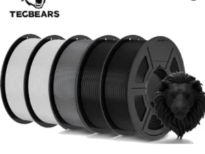 TECBEARS 3D Filament PLA/PETG/High Speed matte petg /abs/silk/HSMPLA/PLA Plus/pla 5kg 1.75mm 3D Printer Filament for 3D Printer