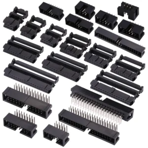 2.54MM Pitch 6 Position 8 10 14 16 18 20 24 26 30 34 40 Pin DC3 Header Male Socket Female IDC Socket IDC Connector Ribbon Cable