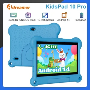 10 Inch Kids Tablet Android14 4GB RAM + 64GB ROM Tablet Google Play Children Tablet for kids Studying Daily Gaming
