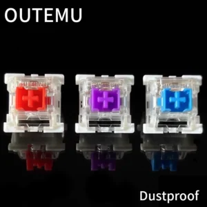 Outemu Dustproof Switch Blue Red Black Brown RGB Clicky Linear Tactile Silent Switches for MX Mechanical Gamer Keyboard Switch
