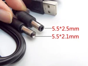 0.8m USB 2.0 Type A Male To DC Plug Power Connector For Small Electronics Devices Usb Extension Cable 5.5*2.1mm 5.5*2.5mm Jack