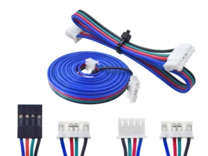 1Pcs 10cm/50cm/100cm/150mm Stepper Motor Cables 6pin PH2.0-4pin Extension Cord XH2.54 Black DuPont Terminal for 3D Printer Parts