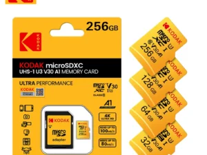 Original Kodak U3 A1 V30 MicroSD 128GB 32GB 64GB 256GB Class 10 Cards 32 64 128 256 GB Video Phone Memory Card