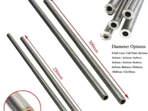1-10 PCS 250/500 mm Length 304 Seamless Stainless Steel Capillary Tube 0.3-8 mm * 0.1-12 mm