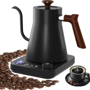 Electric Gooseneck Kettle 900ML Hand Brew Coffee Pot Smart Teapot Temperature Control Pot Rapid Heating Kettle 110v/220v