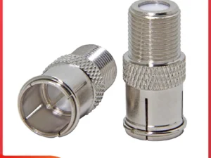 1Piece F Type Male To Female Quick Plug Push in TV Adapter Cable TV Coaxial Antenna Amplifier Connector