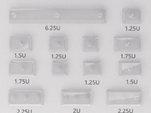 1PCS Blank XDA Keycaps 1.5mm Thickness for Mechanical Keyboards Improve Your Typing Performances Transparent Keycap