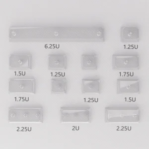 1PCS Blank XDA Keycaps 1.5mm Thickness for Mechanical Keyboards Improve Your Typing Performances Transparent Keycap