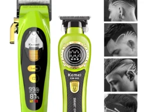 Kemei Professional Hair Clippers Big Power Barber Cordless Hair Trimmer USB Charging Electric Hair Cutting Machine 2035 999 Kit
