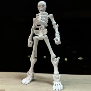 DIY Skeleton Figurines Plastic Posable Mini Skeletons with Movable Joints DIY Craft Halloween Party Haunted House Decor