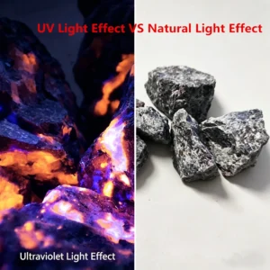 Natural Raw Yooperlites Flame Stone Fluorescent Stone Energy Reiki Specimens Diffuser Oils Stone Fire Home Decoration Stone