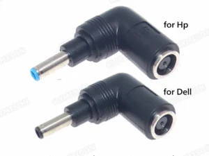DC Power Adapter plug for HP Dell DC Jack 7.4*5.0mm Female to 4.5*3.0mm Male with pin Converter for Laptop Notebook