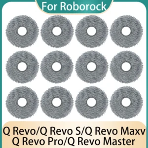 Mop Pads for Roborock Q Revo Master, Q Revo S, Q Revo Pro, Q Revo Maxv, Q Revo Curv Accessories Replacement Parts Mopping Cloths