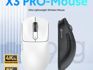 Attack Shark  X3Pro X3 Wireless Mouse Lightweight PAW3395 26000dpi Tri-Mode Connection Macro Gaming Mouse  for Win/Xbox/PS/Mac