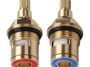 1/2pc Universal Replacement Tap Valves Brass Ceramic Disc Cartridge Inner Faucet Valve for Bathroom, Clockwise or Anti-clockwise