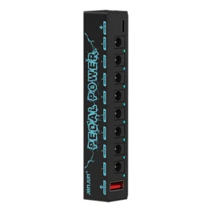 9V 8-Isolated Output Guitar Pedal Power Supply | Type-C/USB Input, Short-Circuit Saf