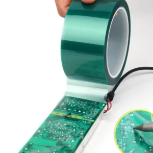33M/Roll Green PET Film Tape High Temperature Heat Resistant PCB Solder SMT Plating Shield Insulation Protection