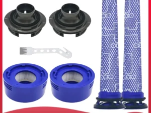 For Dyson V7 V8 Cordless Vacuum Cleaner Rear Motor Cover,Hepa Filter,Post Filter,Pre-Filter And HEPA Post-Filter Kit