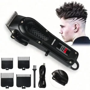 Vintage T9 Machine Electric Professional Hair Clippers Beard Clipper Rechargeable Men's Shaver Hair Trimmer Kit Boyfriend Gift