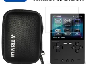 Bag for Trimui Brick Screen Protector Cover EVA Portable Case for Trimui Brick TG3040 Tempered Glass Film Accessories