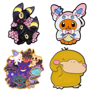 1-9pcs Mixed Anime Character Enamel Brooches Cute Lapel Pin Badge on Backpack Clothing Accessories Fashion Jewelry Gifts