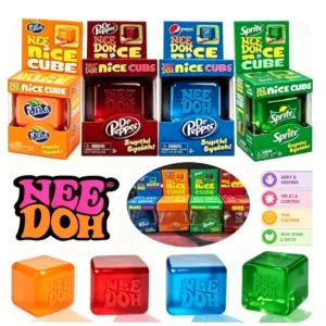 Nee DOH Model Soft Squishy Toy Nice Cube Sensory Stress Reliever Fidget Tool for Anxiety for Adults & Kids Premium in Stock