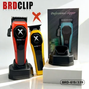 BRDCLIP Hair Clippers Rechargeable Clippers Barber Adjustable Hair Cut Machine Cordless LED Display Clippers Set BRD-619 BRD-339