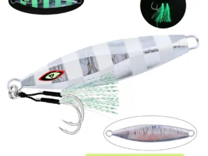 Slow Jigging Metal Jigs100g 150g 200g 250g 300g Shore Jigging Artificial Hard Bait Luminous Spoon Fishing Lures