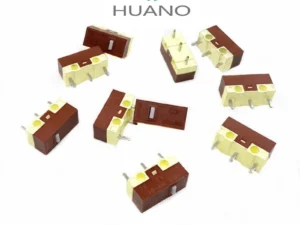 Free Shipping 10Pcs New Original HUANO Silent Micro Switch 10 Millions Click Lifetime Computer Mouse Mute Micro Switches 3Pins
