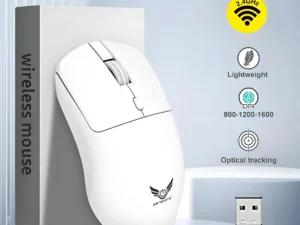 2.4G Wireless Mouse Gaming Mouse Ergonomic Mice 800-1200-1600 DPI Mouse Rechargeable Office Mice for PC Laptop Macbook Pro