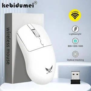 2.4G Wireless Mouse Gaming Mouse Ergonomic Mice 800-1200-1600 DPI Mouse Rechargeable Office Mice for PC Laptop Macbook Pro