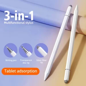 3 in 1 Universal Stylus Pen Pencil for iPad Samsung Xiaomi Huawei No Charging Phone Tablet Pen Screen Touch Pencil
