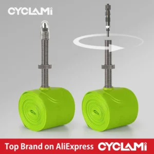 CYCLAMI Bike Inner Tube Ultralight TPU Hose Metal Presta Valve Removable Bike Accessories For Road 700C 700 18 23 25 28 30 32 C