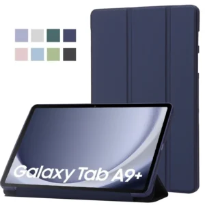 For Samsung Tab A9 Plus Case 11 inch Trifold Leaher Soft Back Stand Tablet Funda For Galaxy Tab A9 Plus A11 Plus Case Coque 11"
