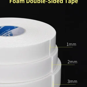 White Strong Adhesive Double-Sided Foam Tape Sealed Waterproof Fixed Installation Wall Anti-Collision Door And Window Sound