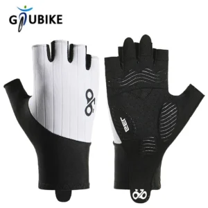 GTUBIKE Summer Bicycle Gloves Half Finger MTB Cycling Gloves for Men 3D Padded Anti-Slip Shock-Absorbing Biking Bike Accessories