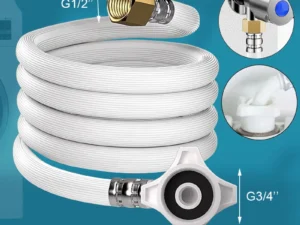 80/100/150/200/300/500cm Long Explosion-Proof Washing Machine Hose G1/2-G3/4 Inch Water Inlet Flexible Pipe Bathroom Plumbing