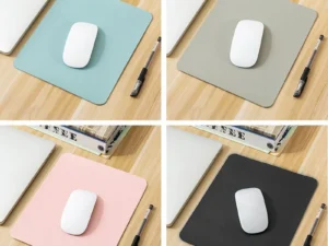 Small PU mouse pad Non-Slip Gaming Desktop Leather Mouse Pad Waterproof Anti-Scratch Easy To Clean Mat For PC Laptop Desktop