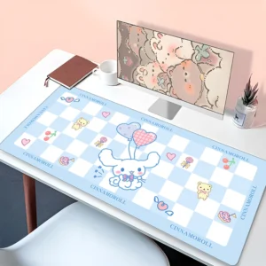 Kawaii Mouse Pad Laptop Anime Gamer Cabinet Keyboard Rug Cute Cartoon C-cinnamoroll Desk Mat PC Gaming Mousepad For Girl Gifts