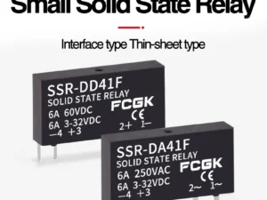 Slim Relay SSR-41FDA SSR-41FDD Solid State Relay 6a Din Rail Relay DC Control AC DC Control DC