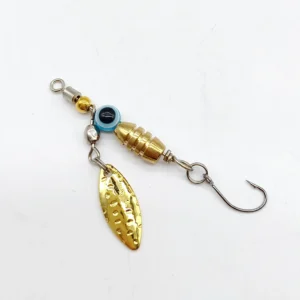 DUODUOYU 1PCS Spinner Spoon Metal Fishing Lure 3.5g/5g Sequins Spoon Baits for Bass Trout Perch Pike Rotating Fishing Tackle