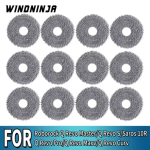 Mop Pads For Roborock Q Revo Master/Q Revo S/Q Revo Pro/Q Revo Maxv/Q Revo Curv /Saros 10R Replacement Parts Mopping Cloths