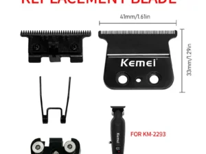 Kemei KM-2293 Original Replacement Blade Hair Clipper Blade Cutter Head For Hair Trimmer Cutting Knife Head Parts Accessories