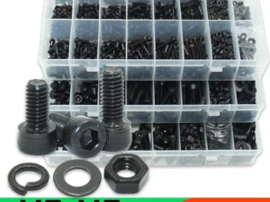 Hex Socket Screw Kit DIN912 Black Grade 12.9 Carbon Steel Hexagon Round Cap Allen Bolt Nut Washer M2 M3 M4 M5 M6 Machine Screws