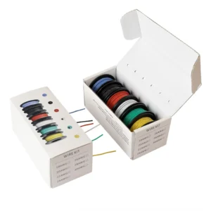 26/24/22/18 AWG (6 Colors Mix Stranded Wire Kit) Hook-Up Electrical Wire Jumper Cable Silicone Insulation Electronic Wire