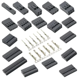 Dupont Plastic Shell 2.54mm Single Double Row Dupont Connector 1/2*2/3/4/5/6/7/8/10/20/40P Jumper Wire Cable Housing Plug Female
