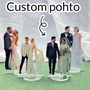 1/2/5Pcs Custom Photo Wedding Human Acrylic Desktop Standee, Personalized Custom Character Standees, Customizable Wedding Human