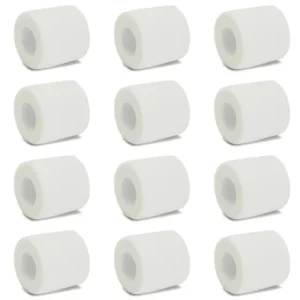 1/6Pcs 4.8m Black First Aid Self Adhesive Cohesive Elasticity Bandages Sports Tape for Wrist Ankle Sprains & Swelling