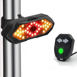 Wireless Remote Control Tail Light Bicycle Tail Light Mountain Bike Light USB Charging Light Bicycle Tail Light Night Riding Equipment Road Bike Turn Signal Tail Light