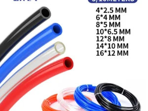 5M/10M Pneumatic Hose Compressor Hose Air Tube 4*2.5mm 6*4mm 8*5mm 10*6.5mm 12*8mm 14*10mm 16*12mm Pneumatic Air Hoses PU Pipe